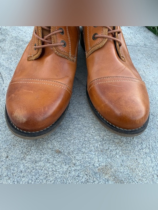 Tara M Lena Brown Leather Ankle Boots 41 - Picture 9 of 14